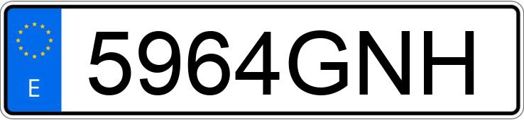 Numer rejestracyjny 5964GNH posiada PEUGEOT 308