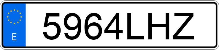 Numer rejestracyjny 5964LHZ posiada BMW X1