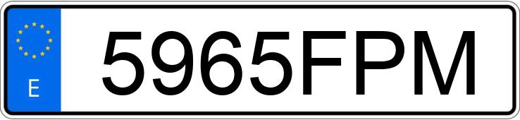 Numer rejestracyjny 5965FPM posiada HONDA FMX Numer rejestracyjny 5965FPM posiada HONDA FMX