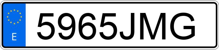 Numer rejestracyjny 5965JMG posiada VOLKSWAGEN SCIROCCO