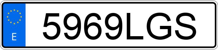 Numer rejestracyjny 5969LGS posiada AUDI Q7