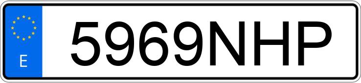 Numer rejestracyjny 5969NHP posiada AUDI Q5