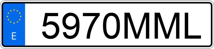 Numer rejestracyjny 5970MML posiada KIA STONIC