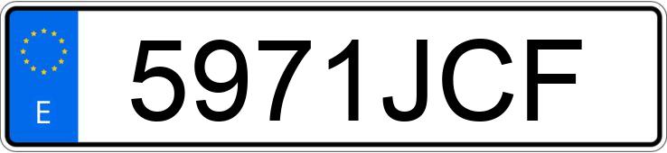 Numer rejestracyjny 5971JCF posiada OPEL ASTRA