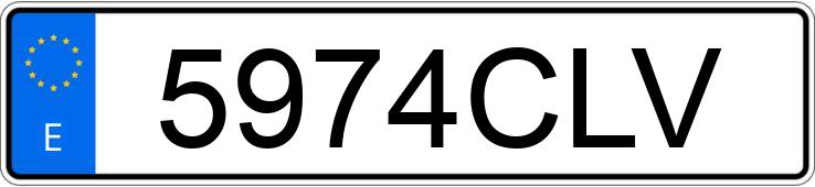 Numer rejestracyjny 5974CLV posiada HYUNDAI H-1