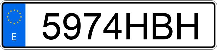 Numer rejestracyjny 5974HBH posiada OPEL ASTRA GTC