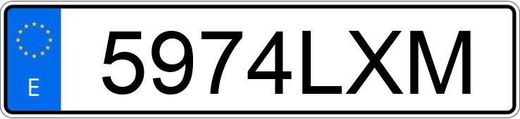 Numer rejestracyjny 5974LXM posiada NISSAN QASHQAI