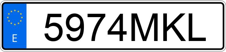 Numer rejestracyjny 5974MKL posiada SEAT IBIZA Numer rejestracyjny 5974MKL posiada SEAT IBIZA