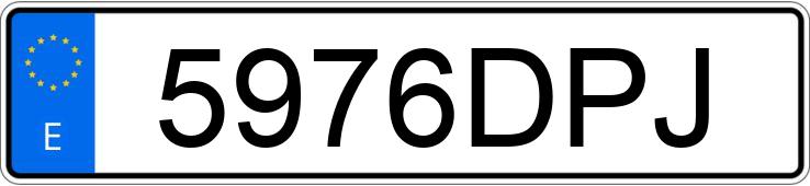 Numer rejestracyjny 5976DPJ posiada CHEVROLET-GM KALOS