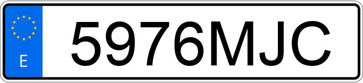 Numer rejestracyjny 5976MJC posiada MERCEDES CLA (118)