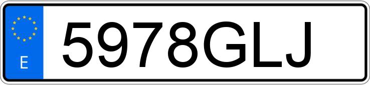 Numer rejestracyjny 5978GLJ posiada RENAULT CLIO