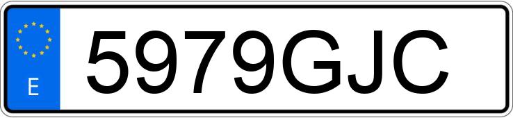 Numer rejestracyjny 5979GJC posiada PEUGEOT 308