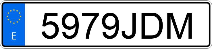 Registreringsnummeret 5979JDM har TOYOTA AURIS Registreringsnummeret 5979JDM har TOYOTA AURIS