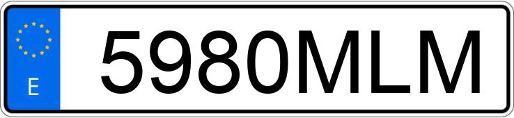 Numer rejestracyjny 5980MLM posiada NISSAN QASHQAI