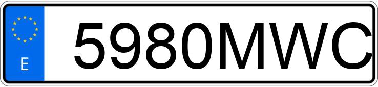 Numer rejestracyjny 5980MWC posiada RENAULT KANGOO Numer rejestracyjny 5980MWC posiada RENAULT KANGOO