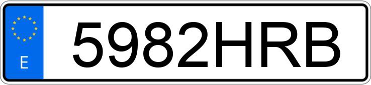 Numer rejestracyjny 5982HRB posiada FORD FOCUS 1.0 ECOBOOST 125 EDITION