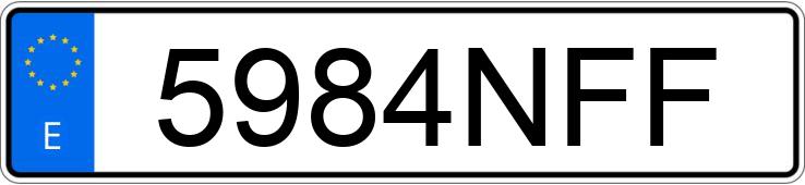 Numer rejestracyjny 5984NFF posiada VOLKSWAGEN SCIROCCO Numer rejestracyjny 5984NFF posiada VOLKSWAGEN SCIROCCO