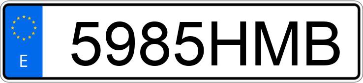 Numer rejestracyjny 5985HMB posiada CITROEN C4 PICASSO 5PZ Numer rejestracyjny 5985HMB posiada CITROEN C4 PICASSO 5PZ