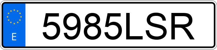 Numer rejestracyjny 5985LSR posiada CUPRA FORMENTOR