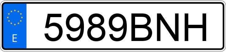 Numer rejestracyjny 5989BNH posiada HONDA HR-V Numer rejestracyjny 5989BNH posiada HONDA HR-V