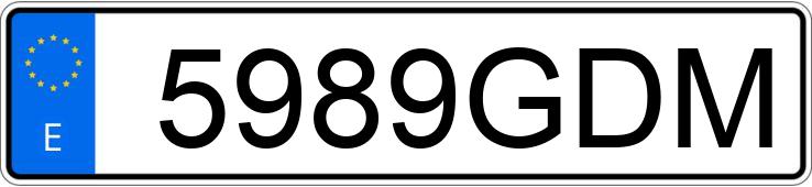 Il numero di registrazione 5989GDM ha CITROEN C-CROSSER