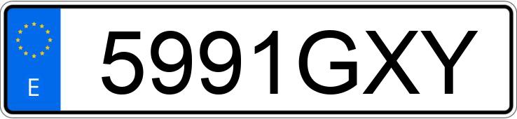 Numer rejestracyjny 5991GXY posiada FORD TRANSIT