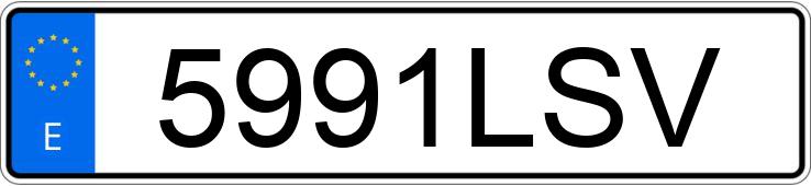 Die Registrierungsnummer 5991LSV hat FORD TRANSIT