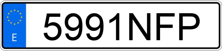 Numer rejestracyjny 5991NFP posiada MERCEDES G (465)