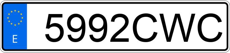 Numer rejestracyjny 5992CWC posiada PEUGEOT 307 Numer rejestracyjny 5992CWC posiada PEUGEOT 307