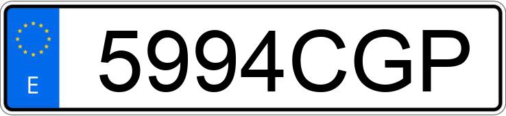 Numer rejestracyjny 5994CGP posiada PEUGEOT 307 Numer rejestracyjny 5994CGP posiada PEUGEOT 307
