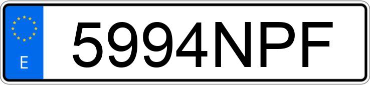 Numer rejestracyjny 5994NPF posiada RENAULT CLIO Numer rejestracyjny 5994NPF posiada RENAULT CLIO