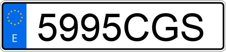 Numer rejestracyjny 5995CGS posiada SEAT IBIZA Numer rejestracyjny 5995CGS posiada SEAT IBIZA