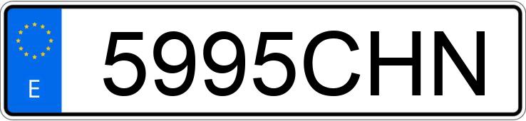 Numer rejestracyjny 5995CHN posiada SEAT LEON