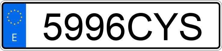 Numer rejestracyjny 5996CYS posiada RENAULT MEGANE Numer rejestracyjny 5996CYS posiada RENAULT MEGANE