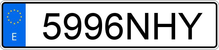 Numer rejestracyjny 5996NHY posiada CITROEN BERLINGO