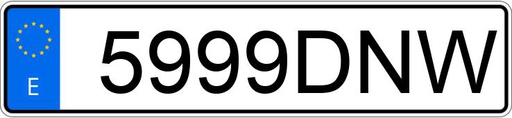 Numer rejestracyjny 5999DNW posiada CITROEN C4