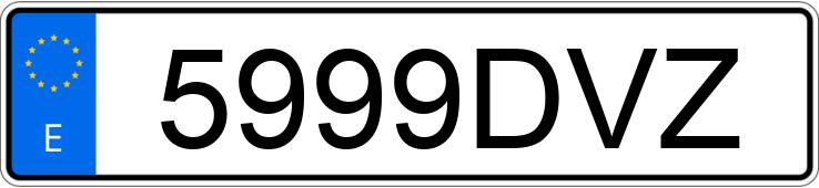 Numer rejestracyjny 5999DVZ posiada RENAULT LAGUNA