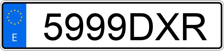 Numer rejestracyjny 5999DXR posiada VOLKSWAGEN GOLF Numer rejestracyjny 5999DXR posiada VOLKSWAGEN GOLF