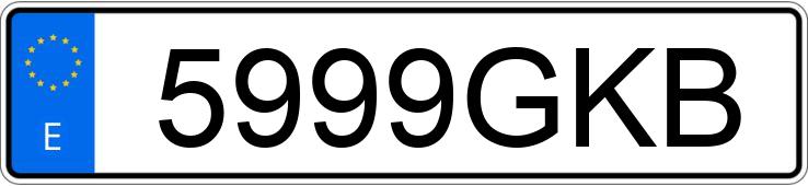 Numer rejestracyjny 5999GKB posiada VOLKSWAGEN SCIROCCO