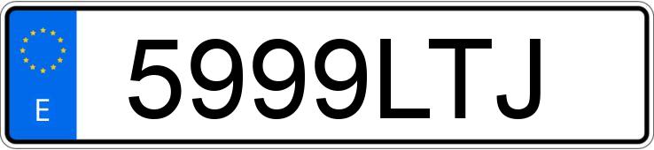 Numer rejestracyjny 5999LTJ posiada OPEL VIVARO