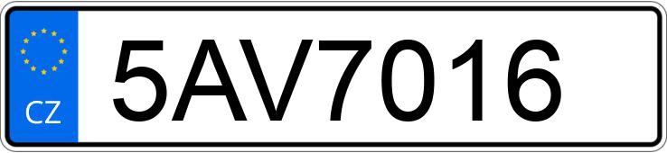 Numer rejestracyjny 5AV7016 posiada PORSCHE Panamera