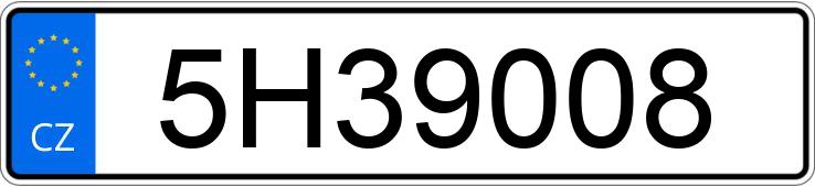 Numer rejestracyjny 5H39008 posiada Opel 