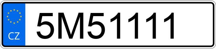 Numer rejestracyjny 5M51111 posiada FERRARI California Numer rejestracyjny 5M51111 posiada FERRARI California