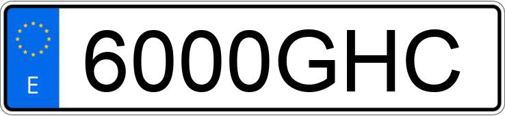 Numer rejestracyjny 6000GHC posiada AUDI A6 Numer rejestracyjny 6000GHC posiada AUDI A6