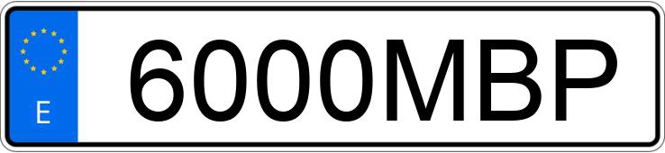 Numer rejestracyjny 6000MBP posiada HYUNDAI I30