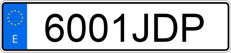 Numer rejestracyjny 6001JDP posiada VOLKSWAGEN POLO