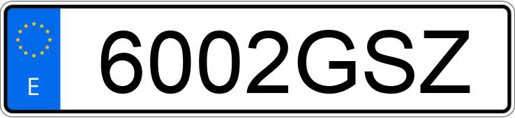 Numer rejestracyjny 6002GSZ posiada OPEL COMBO