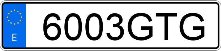 Numer rejestracyjny 6003GTG posiada HONDA SCOOPY SH 300I