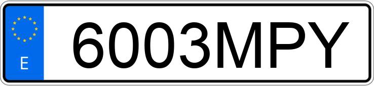 Registreringsnummer6003MPY har BMW SERIE 1 Registreringsnummer6003MPY har BMW SERIE 1