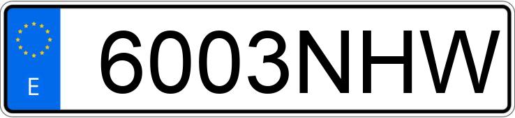 Numer rejestracyjny 6003NHW posiada BYD DOLPHIN